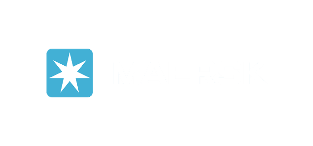 Maersk logo — global logistics and shipping client